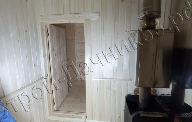 4 Брусовая баня  Б-31, 8x4.5м, 32,5 М², Новгородская область, г. Малая Вишера. (12)